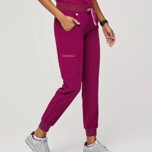 Womens Figs Scrubs - Magenta / Pink  (Joggers Set)